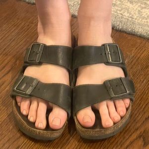 Birkenstock Sandals Black Leather